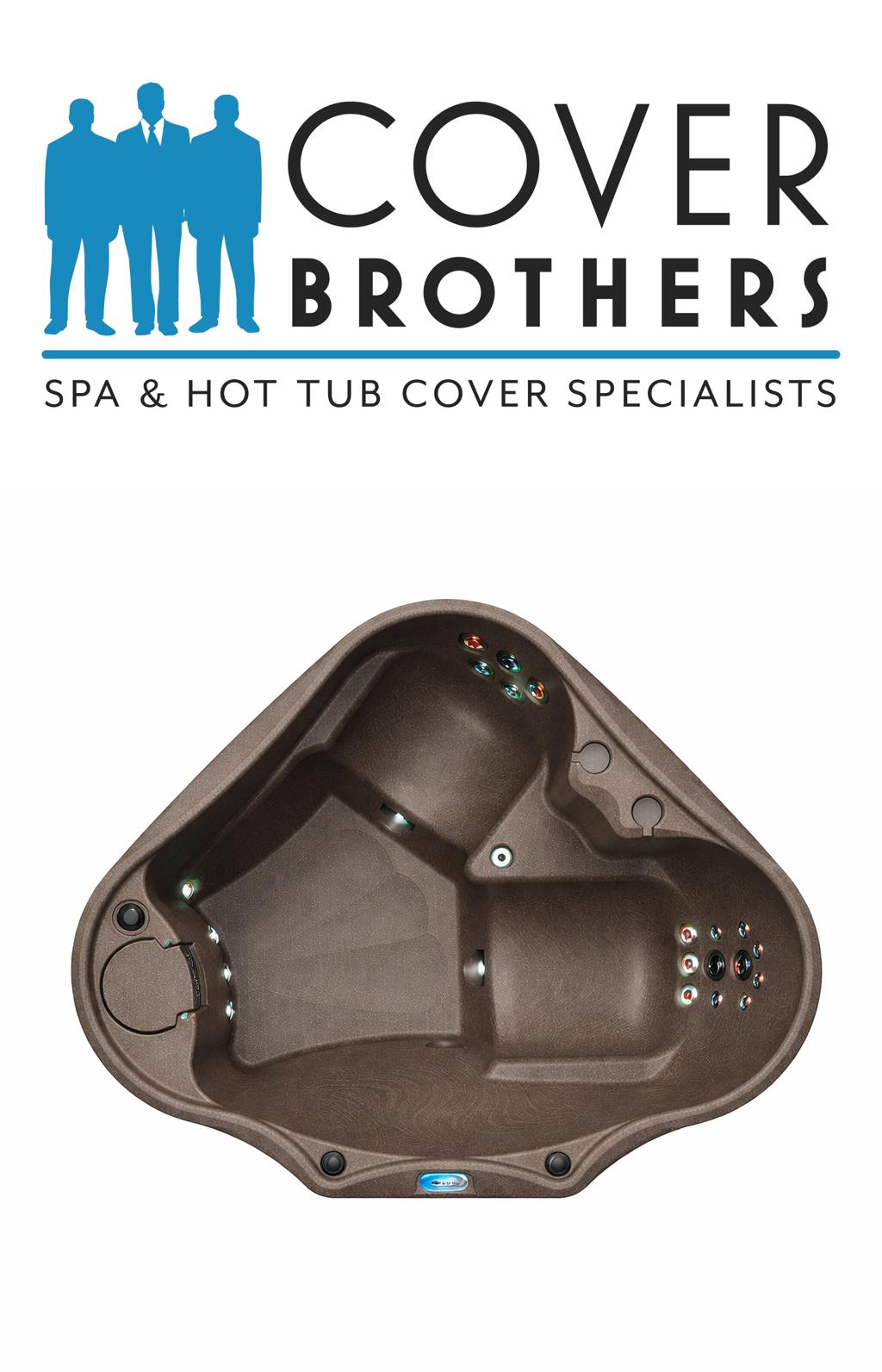 AquaRest AR 300 custom spa replacement covers for hot tub. Quality lid from The Cover Brothers.