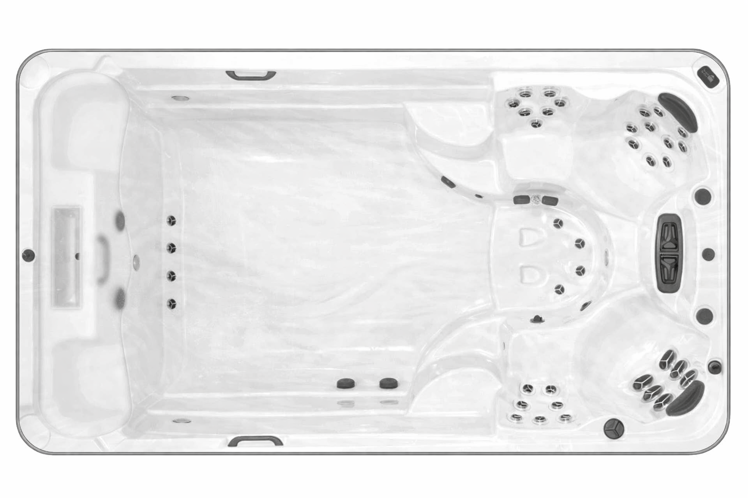 Arctic Spa Okanagan spa custom hot tub replacement covers for spas. Quality lid from The Cover Brothers.