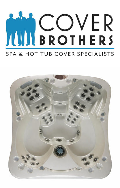 Arctic Spa Sante Fe custom spa replacement covers for hot tub. Quality lid from The Cover Brothers.
