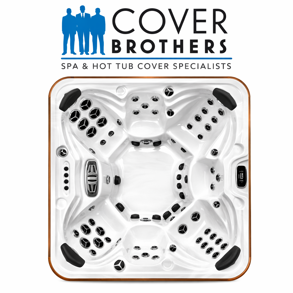 Arctic Spa tundra custom hot tub replacement covers for spas. Quality lid from The Cover Brothers.