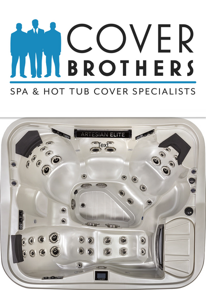 Artesian Elite Quail Ridge custom hot tub replacement covers for spa. Quality lid from The Cover Brothers.