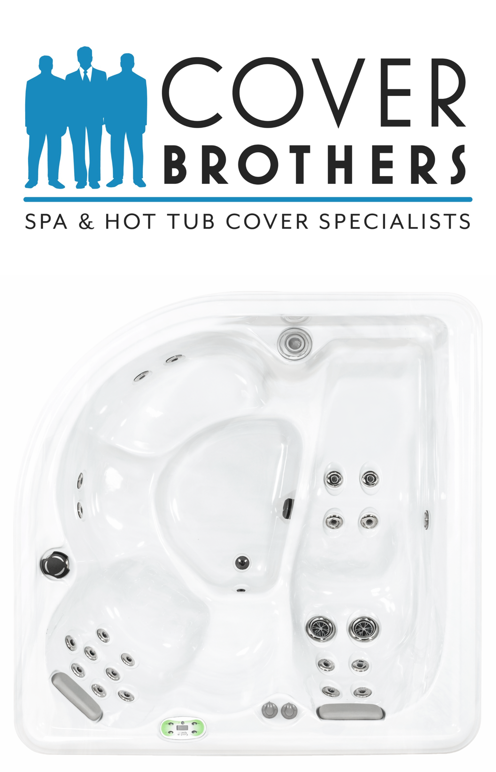 Artesian / Garden Spas Camellia spas custom hot tub replacement covers for spa. Quality lid from The Cover Brothers.