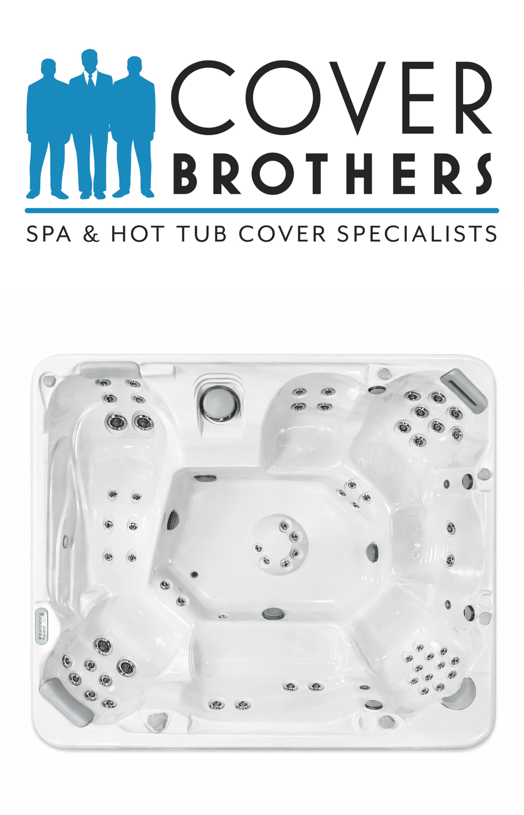 Artesian / South Seas 965L spas custom hot tub replacement covers for spa. Quality lid from The Cover Brothers.
