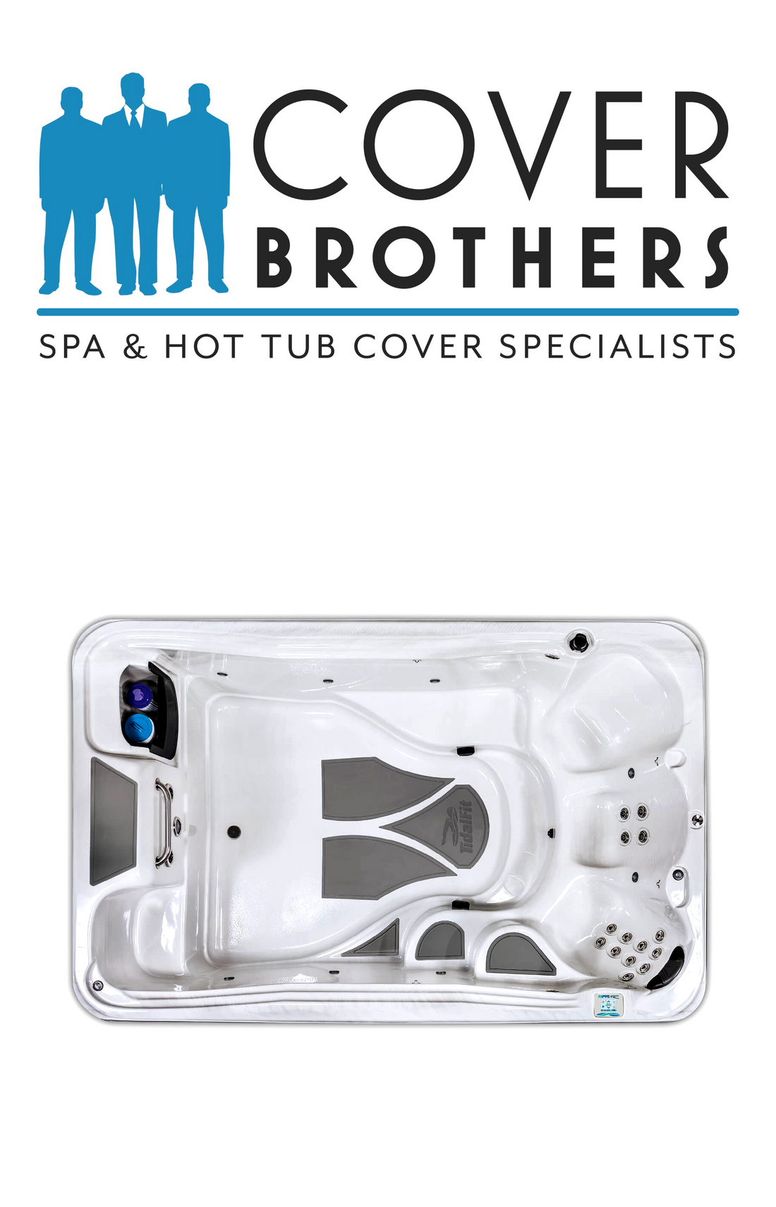 Artesian Spas TidalFit Active EP-12 spa custom hot tub replacement covers for spas. Quality lid from The Cover Brothers.