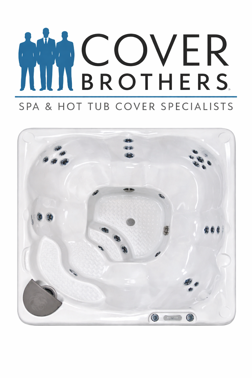 beachcomber 380 custom hot tub replacement covers for spas. Quality lid from The Cover Brothers.