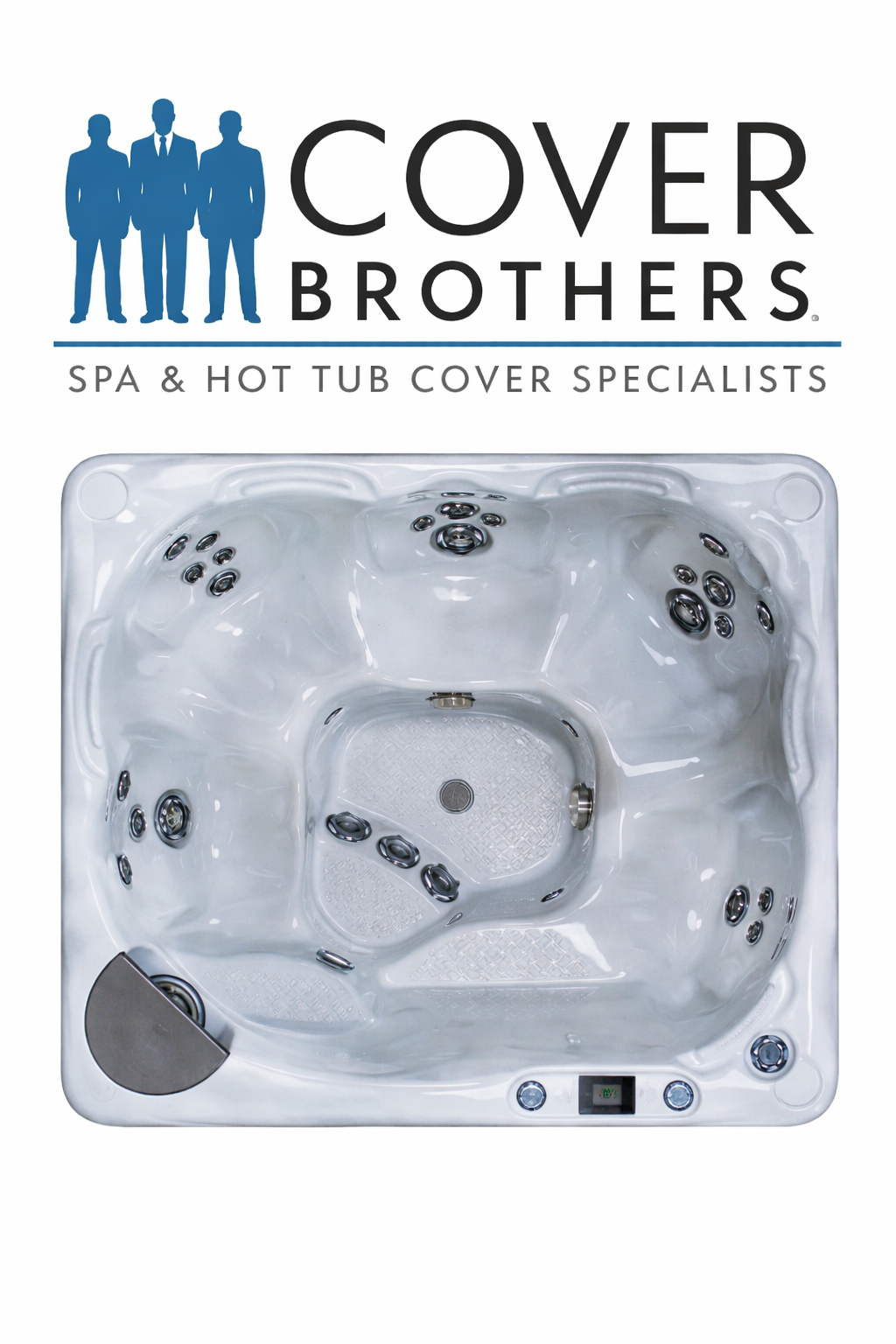 Beachcomber 550 custom hot tub replacement covers for spas. Quality lid from The Cover Brothers.