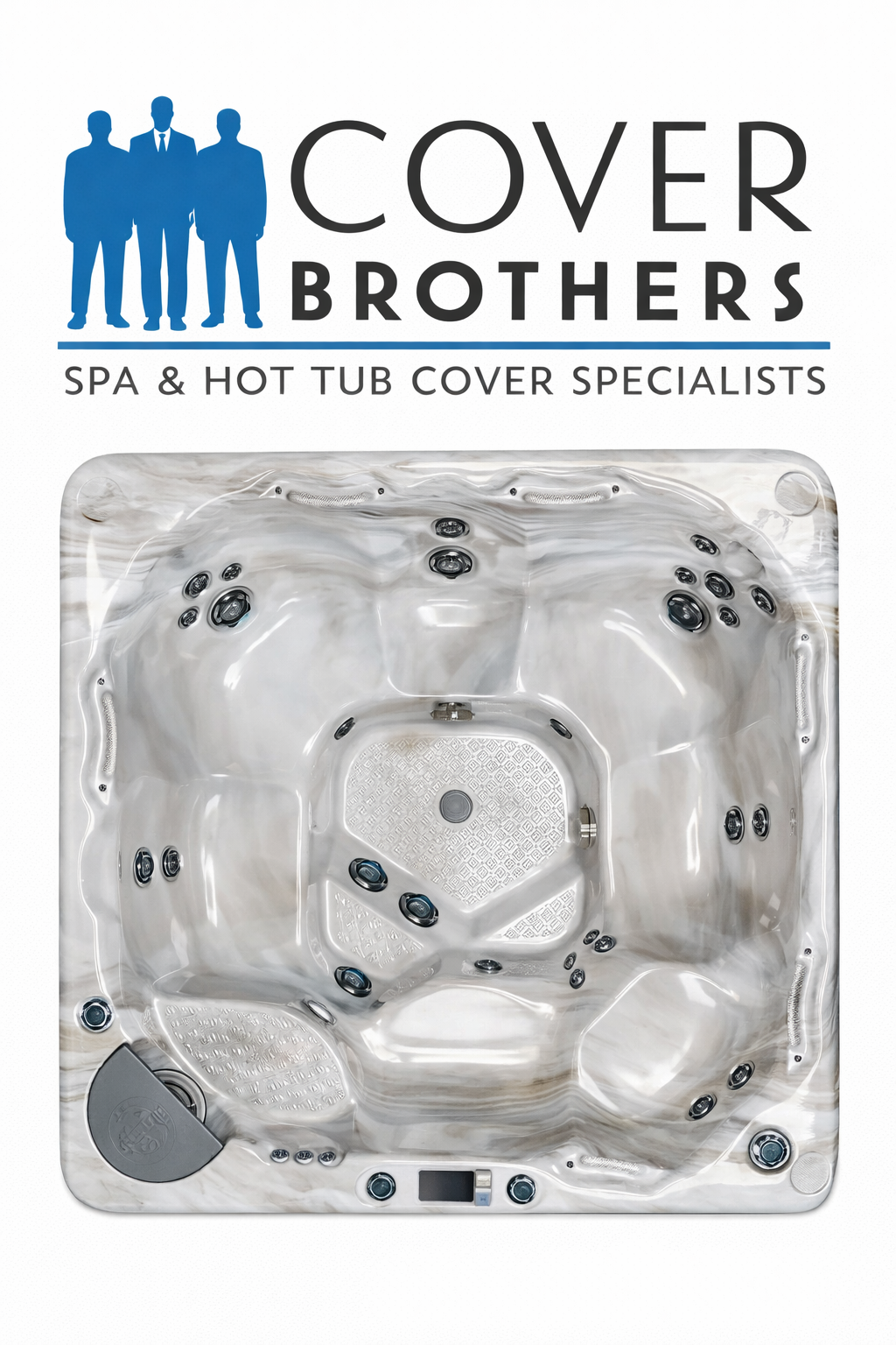Beachcomber 570 custom hot tub replacement covers for spas. Quality lid from The Cover Brothers.