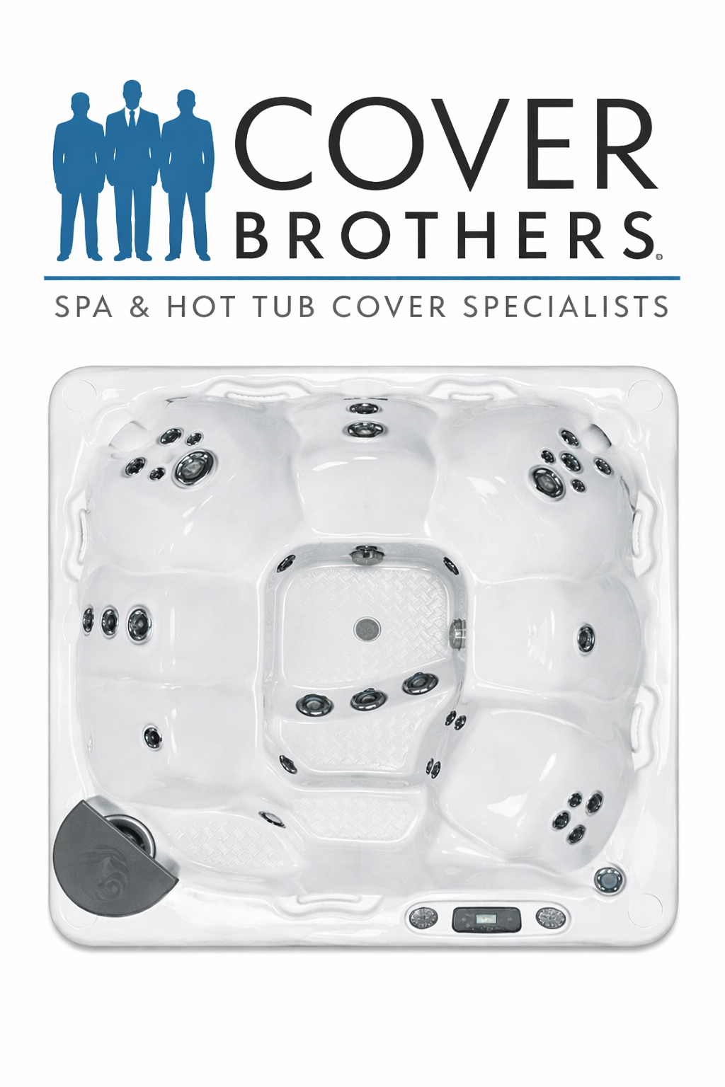 beachcomber 590 custom hot tub replacement covers for spas. Quality lid from The Cover Brothers.