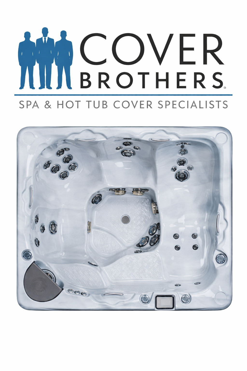 beachcomber 710 custom hot tub replacement covers for spas. Quality lid from The Cover Brothers.