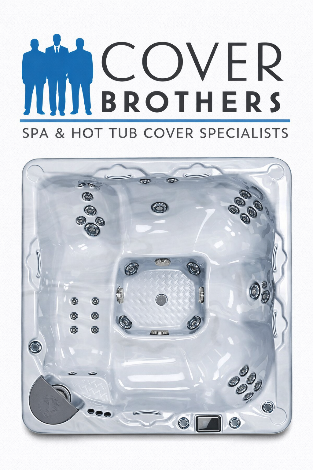 beachcomber 730 custom hot tub replacement covers for spas. Quality lid from The Cover Brothers.