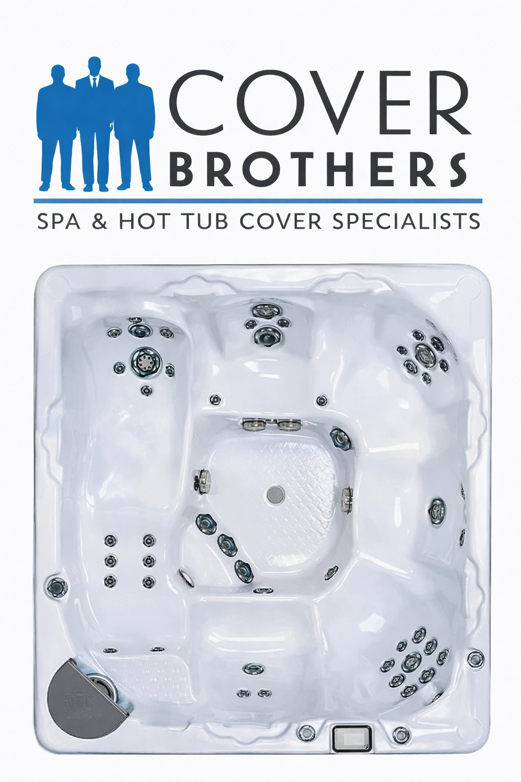 Beachcomber 740 custom hot tub replacement covers for spas. Quality lid from The Cover Brothers.