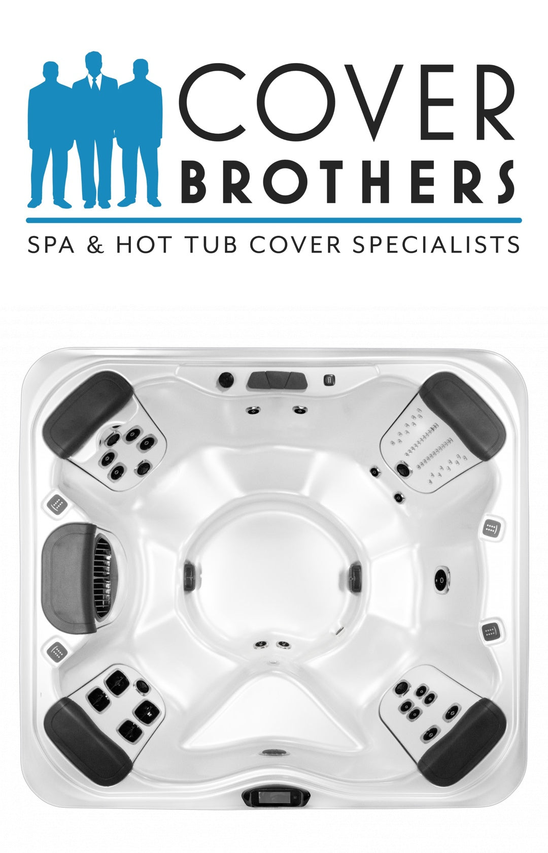Bullfrog A6 spa cover replacement by The Cover Brothers – premium custom hot tub lid with quality build and materials