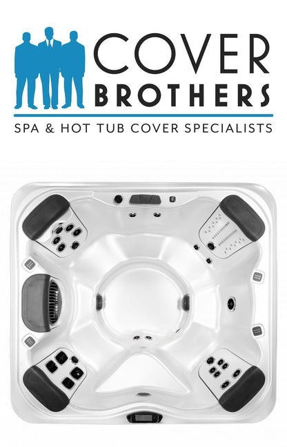 Bullfrog A6 spa cover replacement by The Cover Brothers – premium custom hot tub lid with quality build and materials