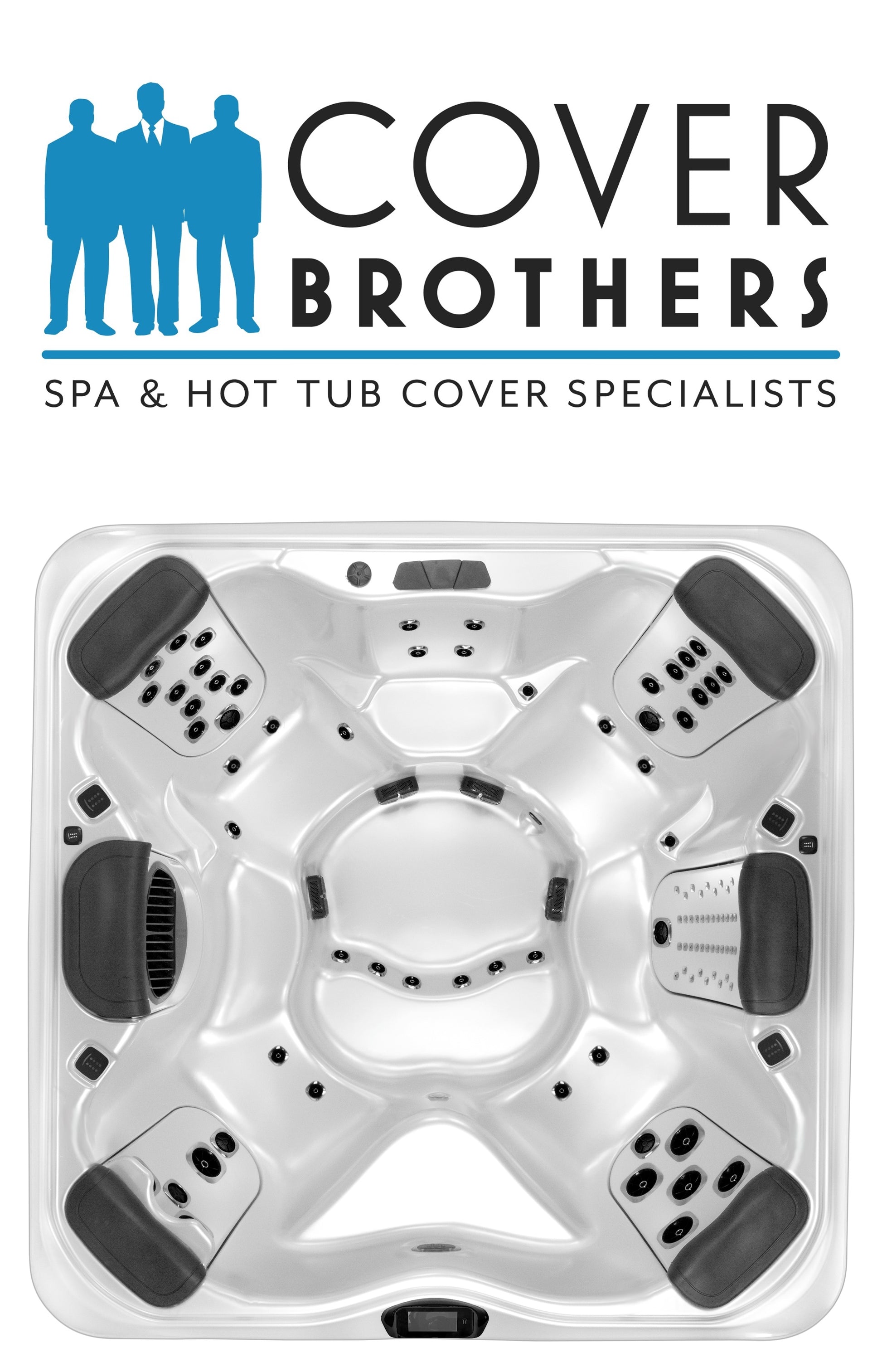 Bullfrog A7 spa cover replacement by The Cover Brothers – premium custom hot tub lid with quality build and materials