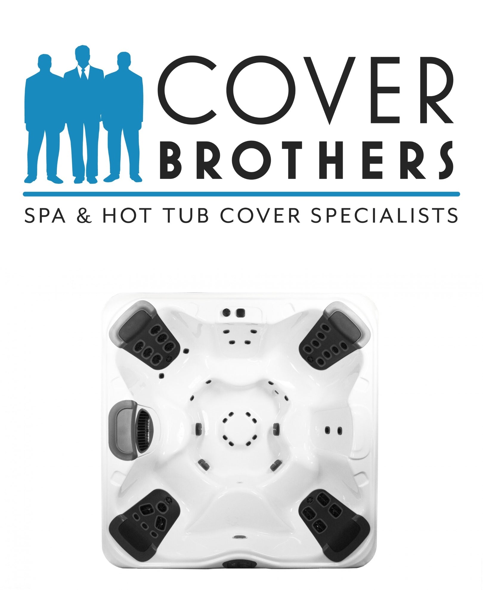 Bullfrog R8 spa cover replacement by The Cover Brothers – premium custom hot tub lid with quality build and materials