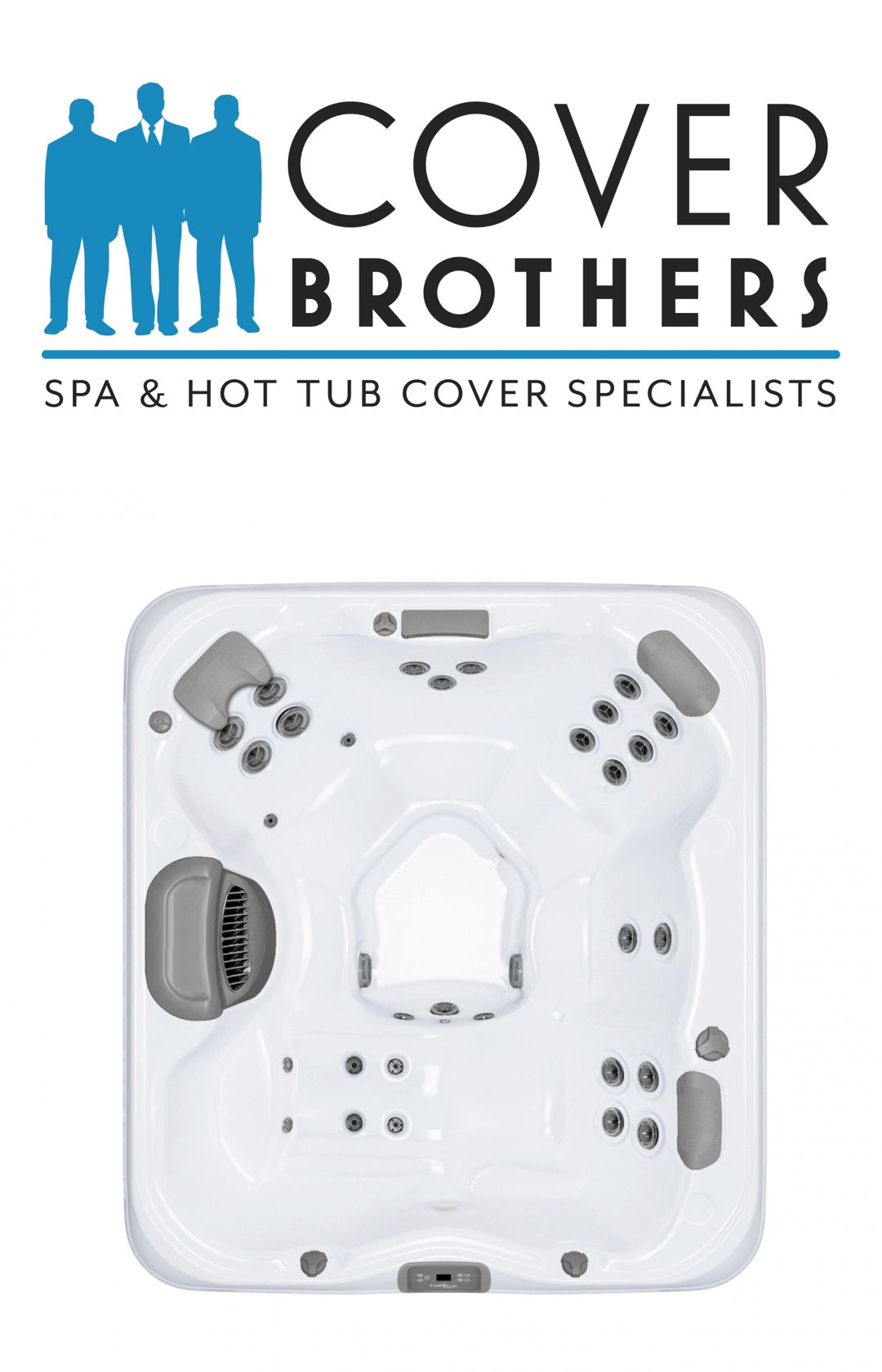 Bullfrog X6L spa cover replacement by The Cover Brothers – premium custom hot tub lid with quality build and materials