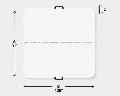 Replacement hot tub cover for Caldera Canatabria