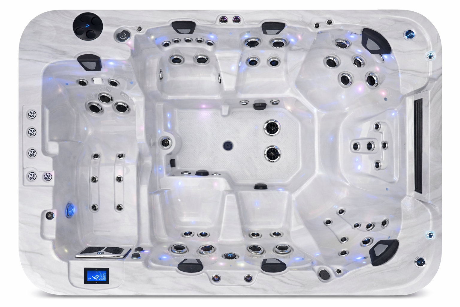 Coast spa mirage custom spa replacement covers for hot tub. Quality lid from The Cover Brothers.