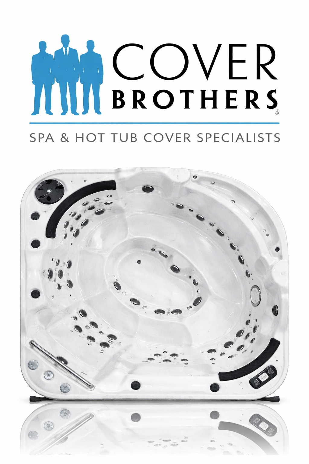 Coast Spa Phantom 94" x 94" replacement cover with infinity edge