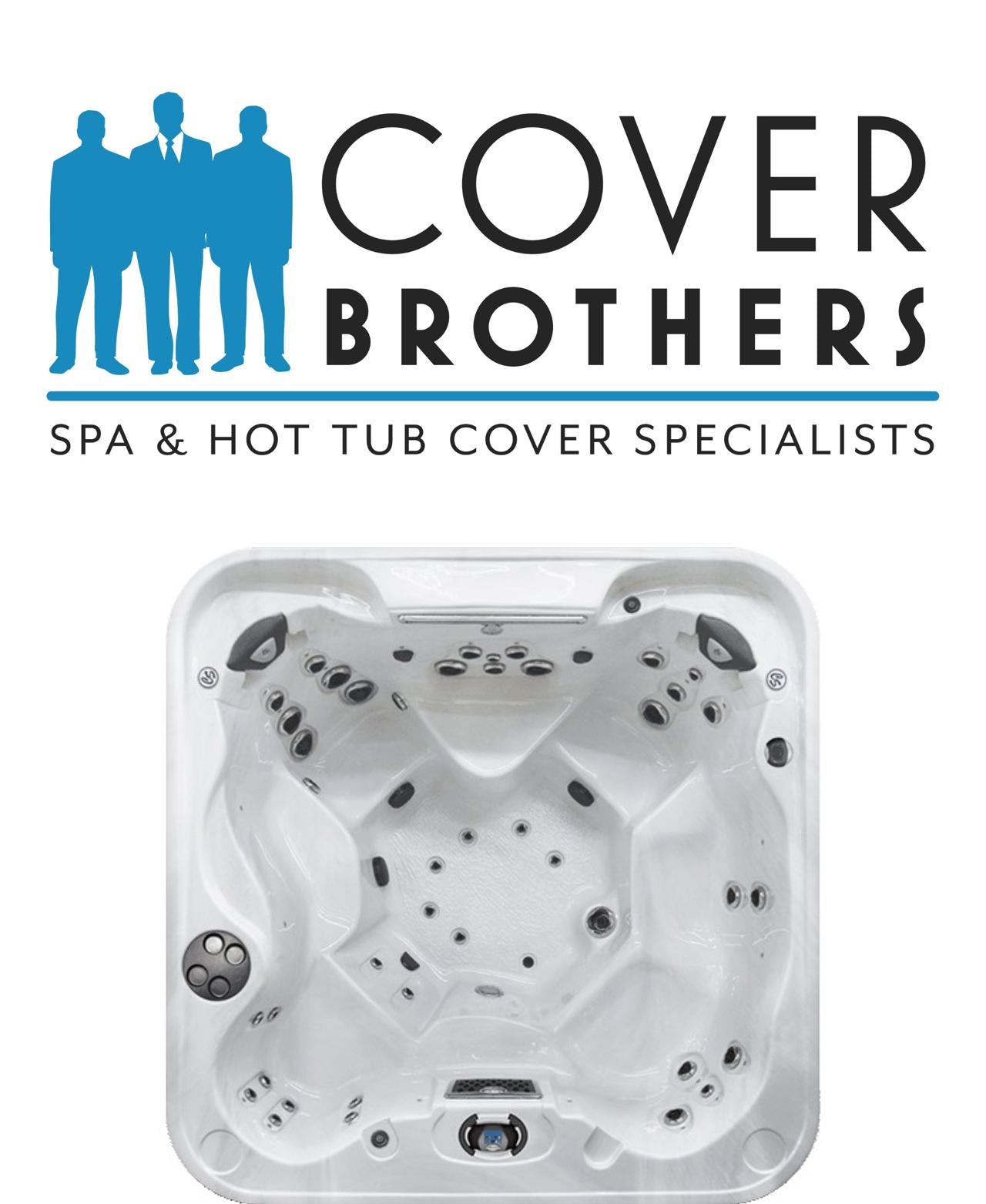 Coast Spa Radiance Curvecustom spa replacement covers for hot tub. Quality lid from The Cover Brothers.