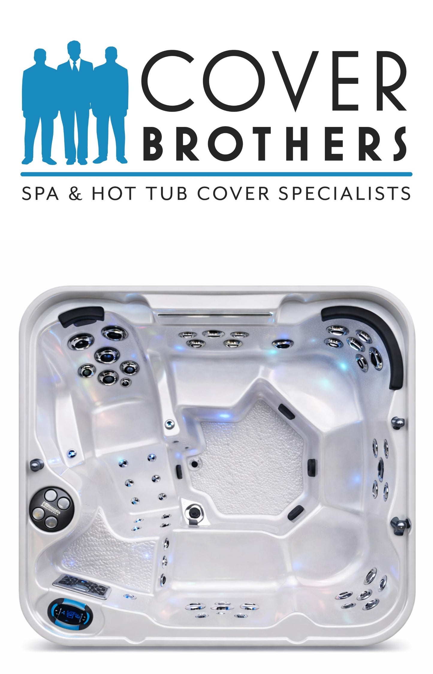 Coast Spas Journey custom spa replacement covers for hot tub. Quality lid from The Cover Brothers.