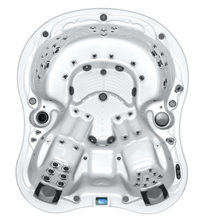 Dimension One Amore Bay custom spa replacement covers for hot tub. Quality lid from The Cover Brothers.