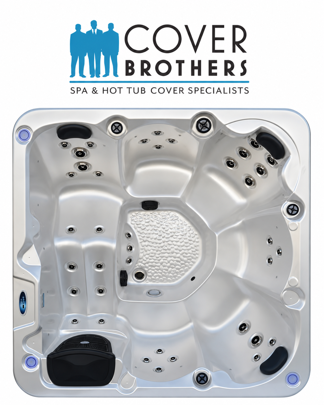 Dominion L740 replacement cover 79" x 79" hot tub spa lid