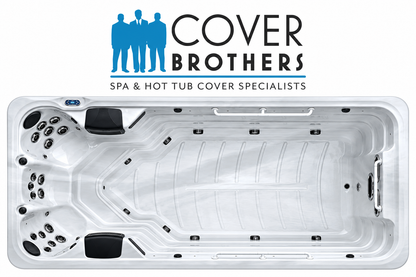 Dominion SW15 custom hot tub replacement covers for swim spa. 177" x 87"