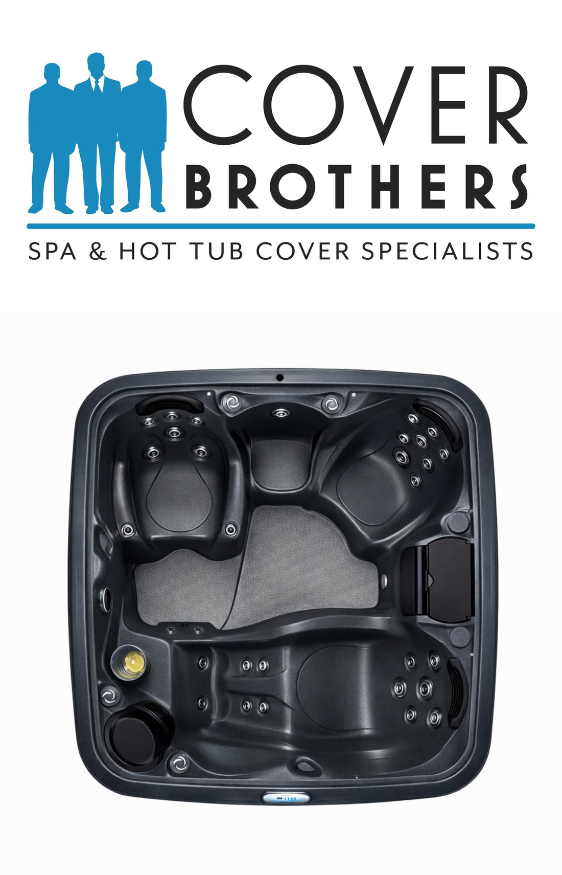 Dream Maker Cabana 2500 custom spa replacement covers for hot tub. Quality lid from The Cover Brothers.