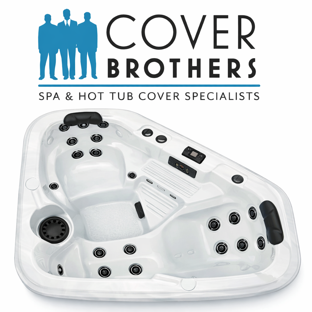Dynasty Bimini custom hot tub replacement covers for spas. Quality lid from The Cover Brothers.