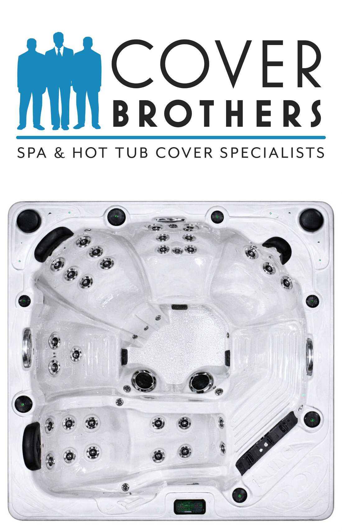 Dynasty ECCO 846L custom hot tub replacement covers for hot tub. Quality lid from The Cover Brothers.