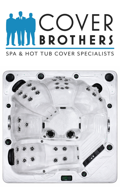 Dynasty ECCO 846L custom hot tub replacement covers for hot tub. Quality lid from The Cover Brothers.