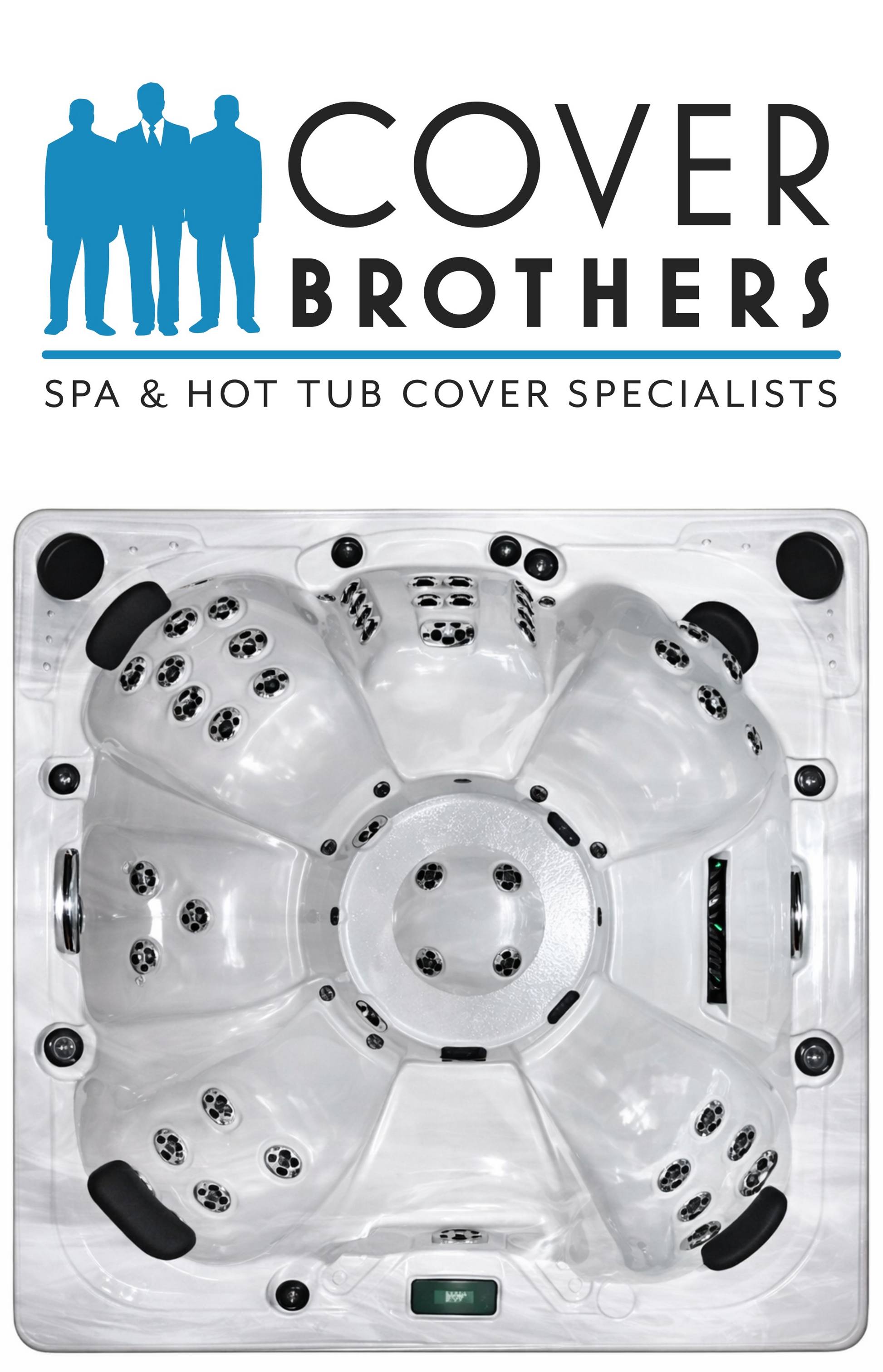 Dynasty ECCO B580 custom hot tub replacement covers for hot tub. Quality lid from The Cover Brothers.