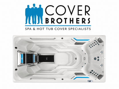 Endless E500 custom hot tub replacement covers for swim spa 180" x 89"
