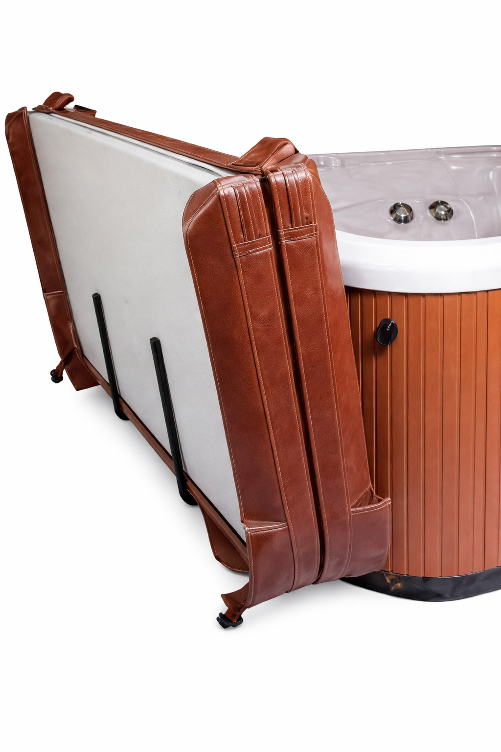 Cover Valet Caddy Hot Tub Cover Lifter – Undermount, No Drilling | The Cover Brothers