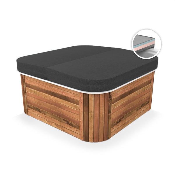 Diamond Hot Tub Cover 6/4 Taper Cover Perfect for Harsh Winters. ON SALE!