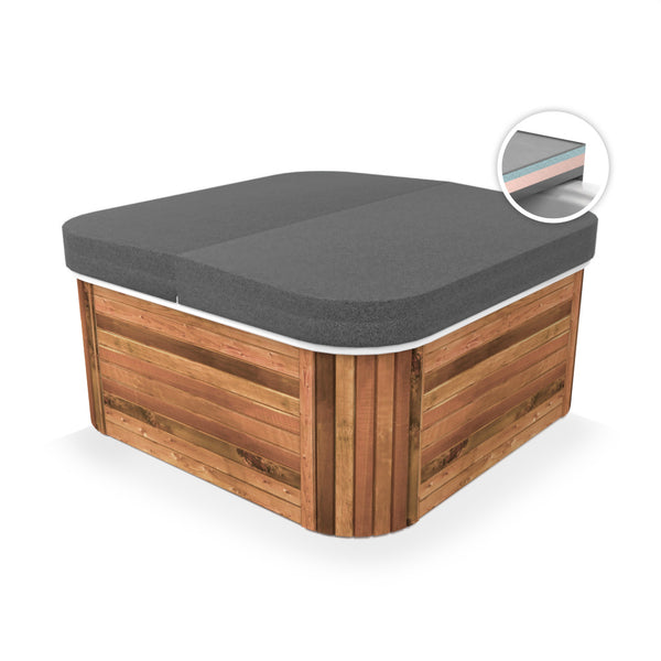 Diamond Hot Tub Cover 6/4 Taper Cover Perfect for Harsh Winters. ON SALE!