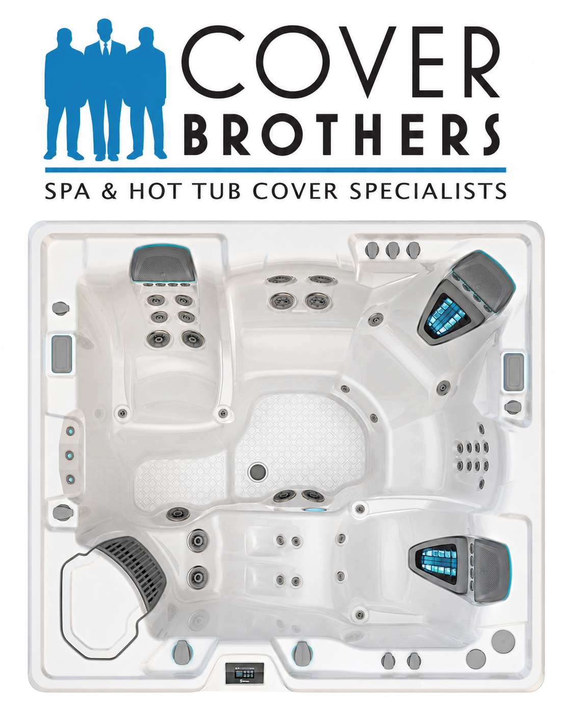 Replacement hot tub cover for Hot Spring Envoy Highlife Collection By The Cover Brothers