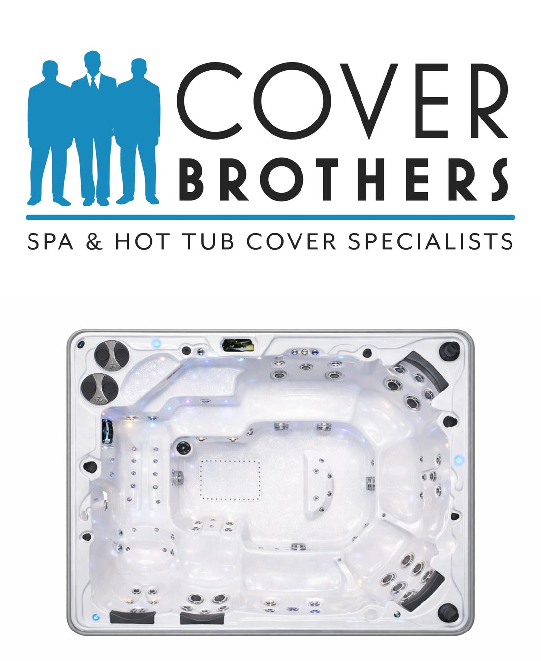 Hydropool  1038 custom spa replacement covers for hot tub. Quality lid from The Cover Brothers.