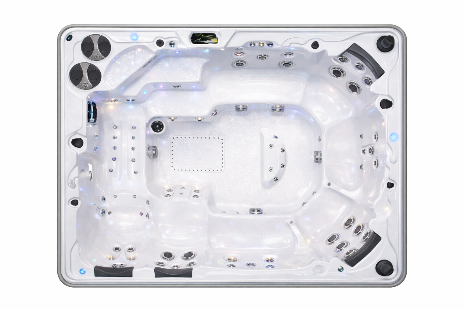 Hydropool 1038 custom spa replacement covers for hot tub. Quality lid from The Cover Brothers.