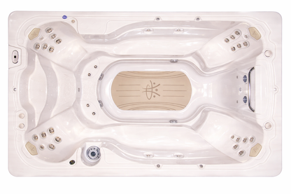 Hydropool 13 AquaPlay custom hot tub replacement covers for swim spa. Quality lid from The Cover Brothers.