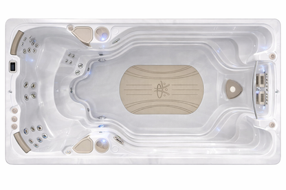 Hydropool 17AX AquaSport custom hot tub replacement covers for swim spa. Quality lid from The Cover Brothers.