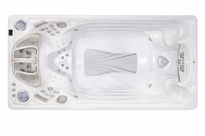 Hydropool 19 FX custom hot tub replacement covers for swim spa. Quality lid from The Cover Brothers.