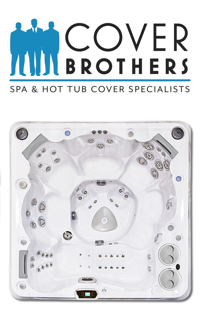 Hydropool 770 custom hot tub replacement covers for spas. Quality lid from The Cover Brothers.