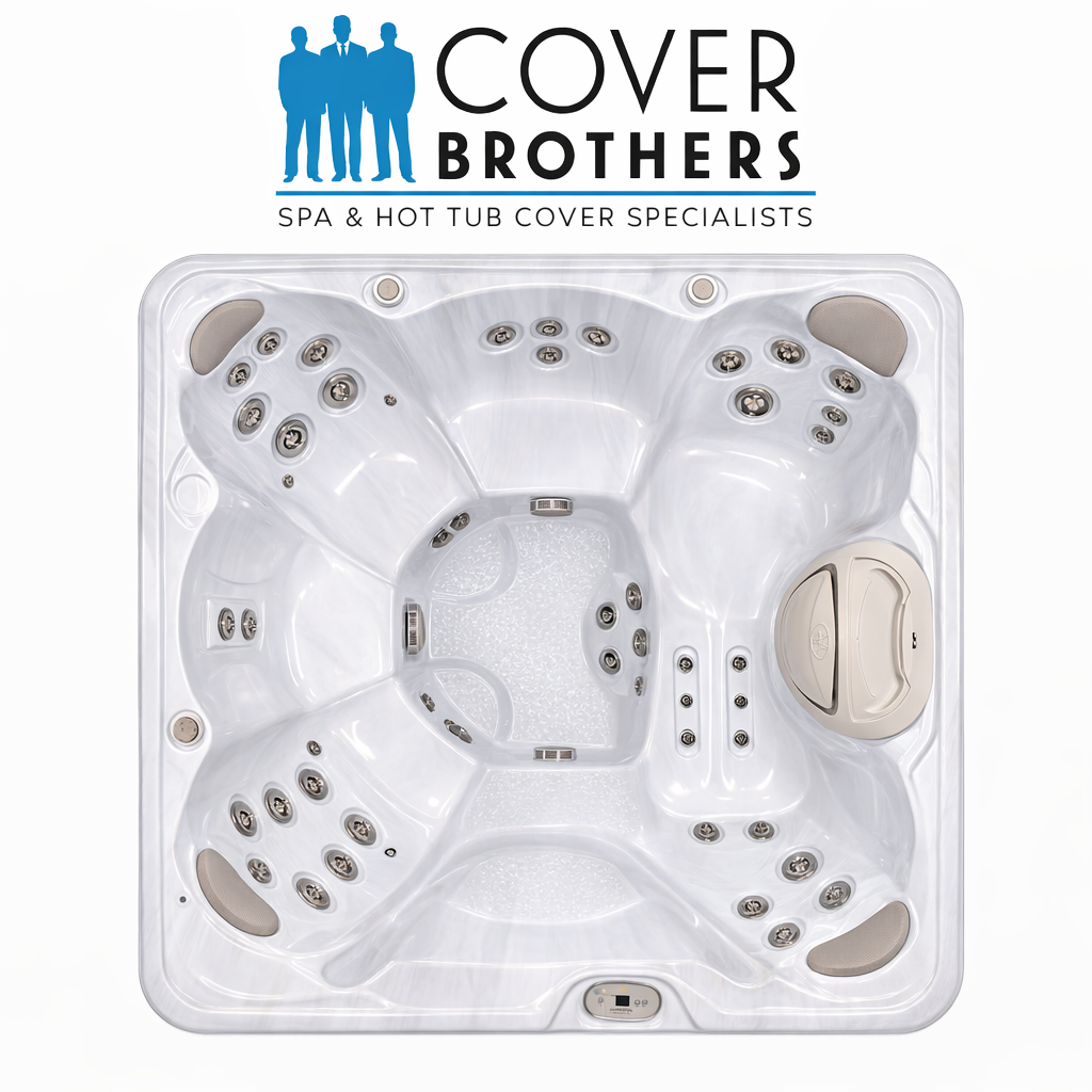 Hydropool Serenity 6600 custom hot tub replacement covers for spas. Quality lid from The Cover Brothers.
