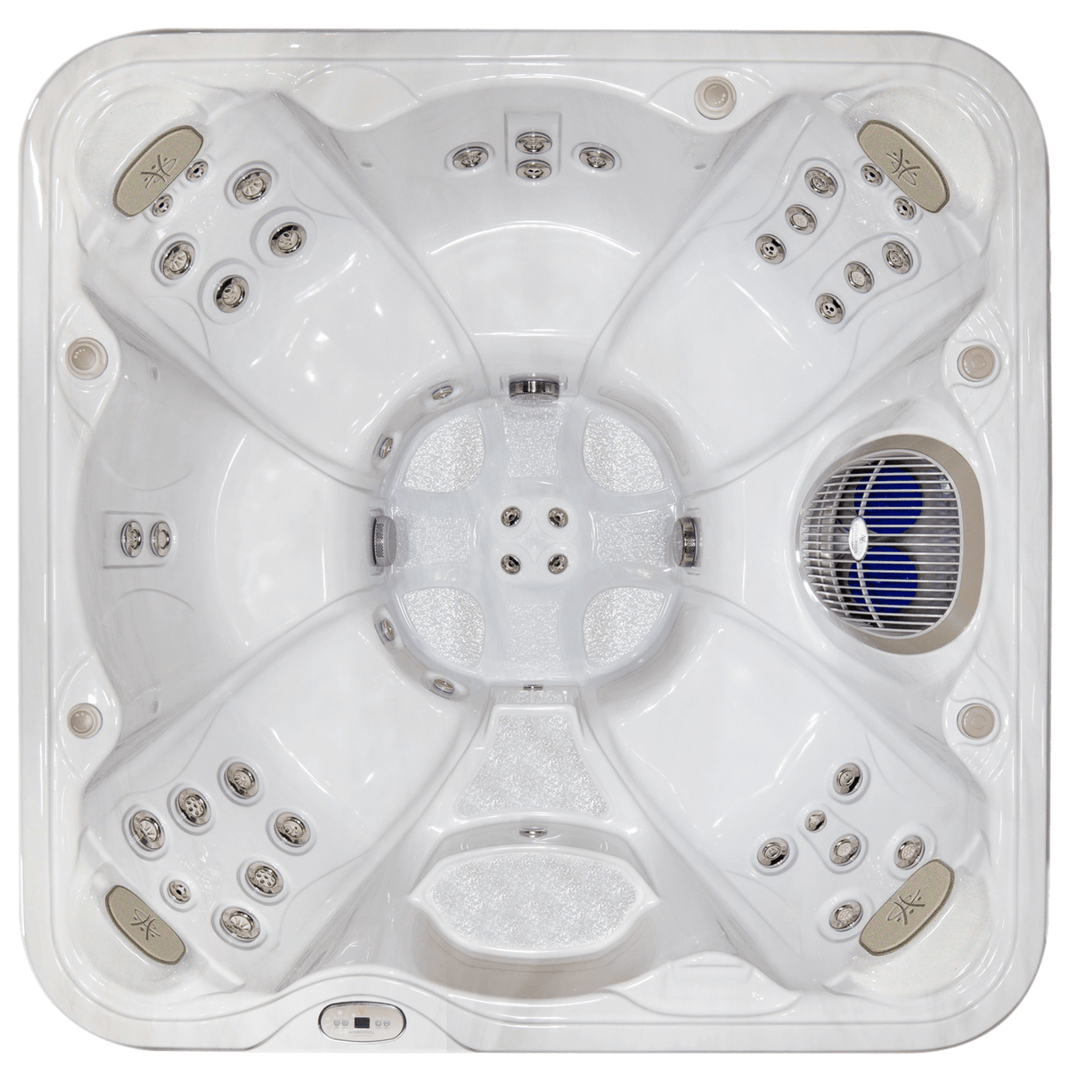 Hydropool Serenity 6800 custom hot tub replacement covers for spa 85" x 85"