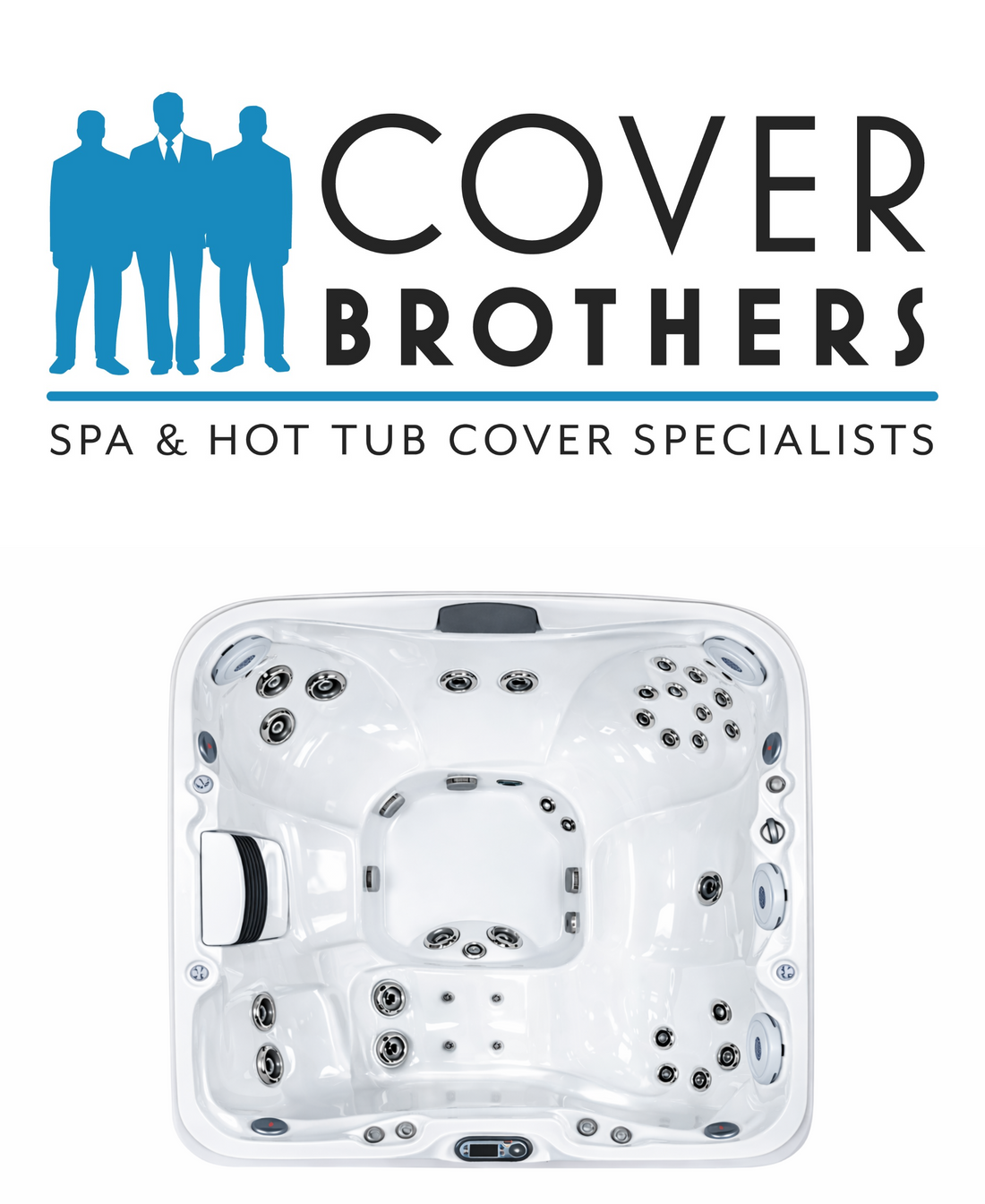 Jacuzzi J-460 custom hot tub replacement covers for hot tub. Quality lid from The Cover Brothers.