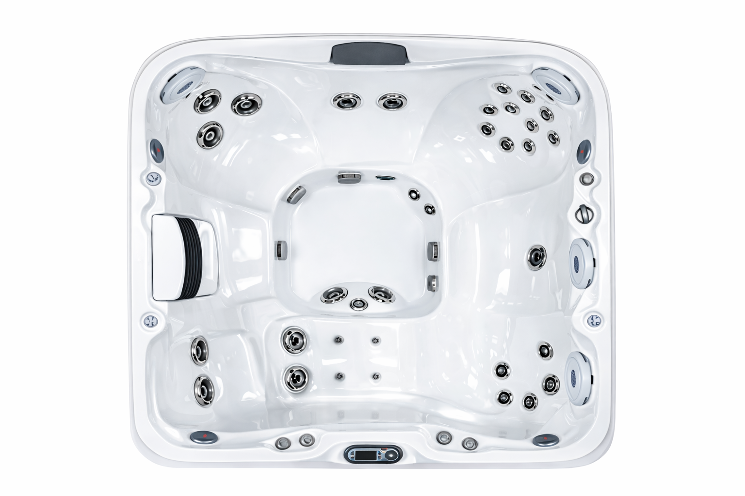 Jacuzzi J-460 custom hot tub replacement covers for hot tub. Quality lid from The Cover Brothers.