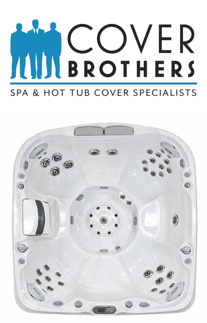 Jacuzzi J-470 custom spa replacement covers for hot tub. Quality lid from The Cover Brothers.