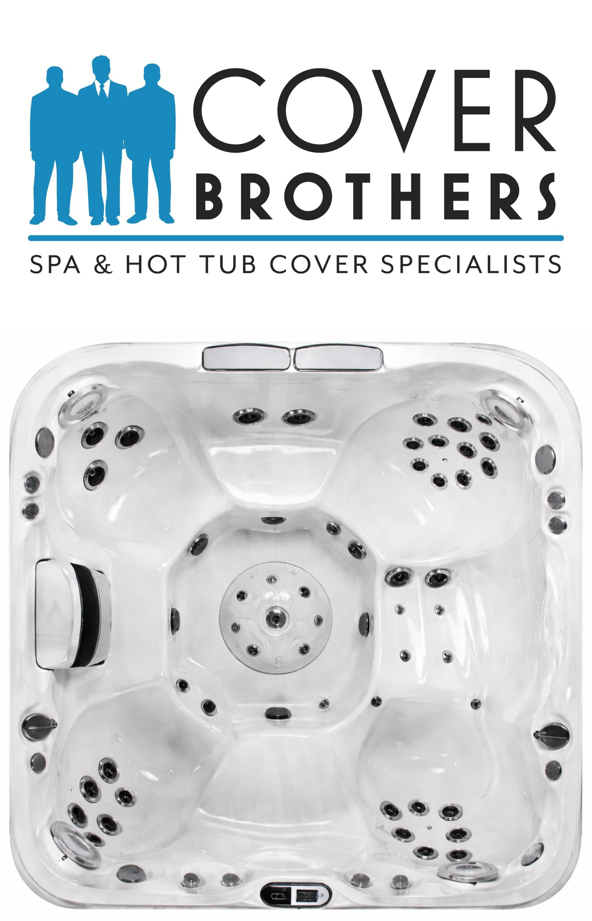 Jacuzzi J-480 custom spa replacement covers for hot tub. Quality lid from The Cover Brothers.